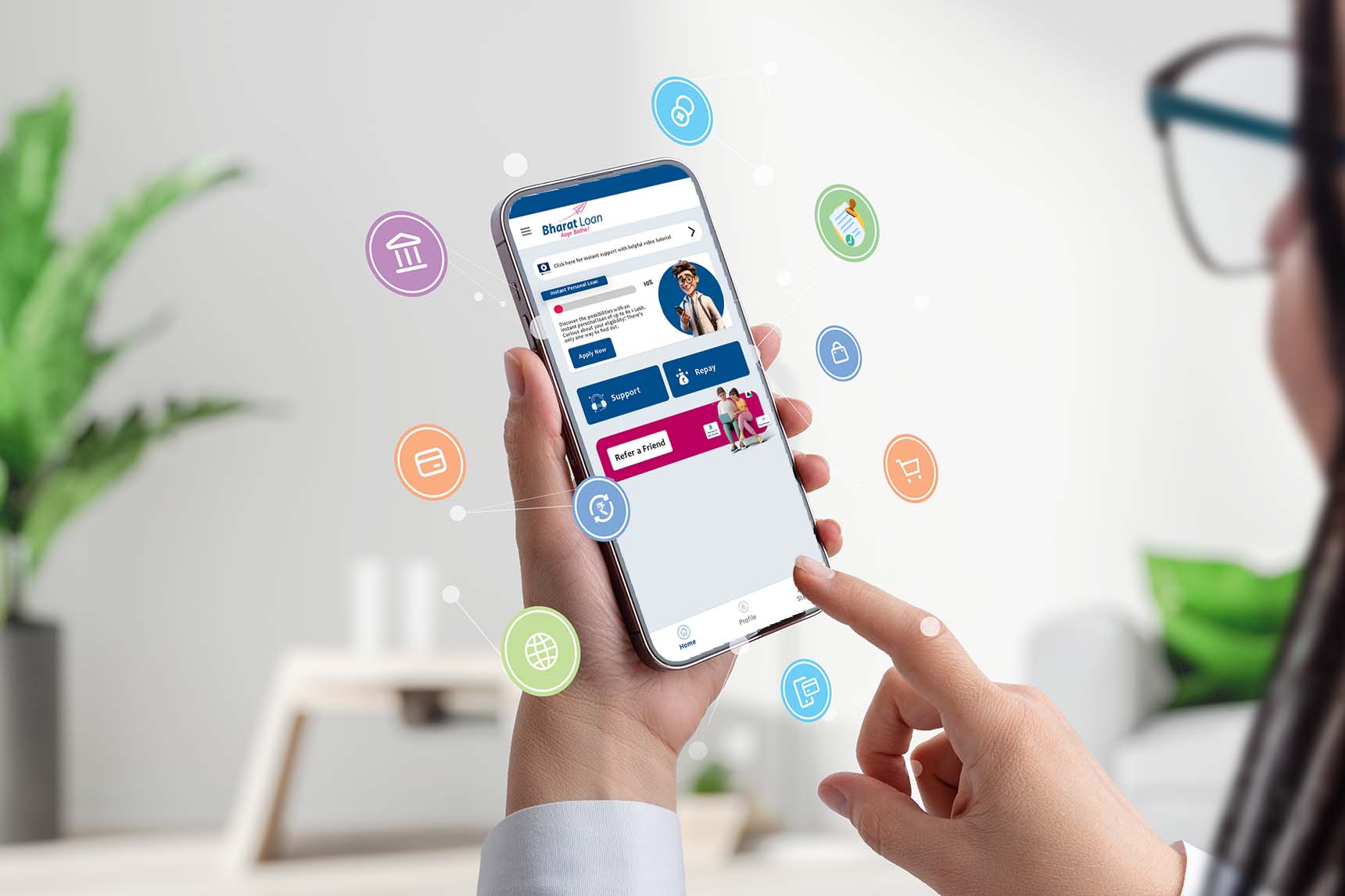 Install BharatLoan App